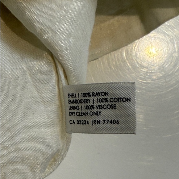 Club Monaco Ivory Floral Midi Dress Size 4 - Picture 7 of 7